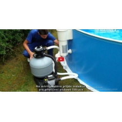 Jak k bazénu Orlando připojit pískovou filtraci